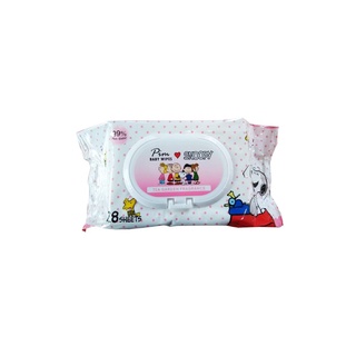 PIM เบบี้ ไวพ์ ไม่มีน้ำหอม 128 ชิ้น ผ้าเปียกทำความสะอาด PIM Baby Wipe Unscented 128 pcs.