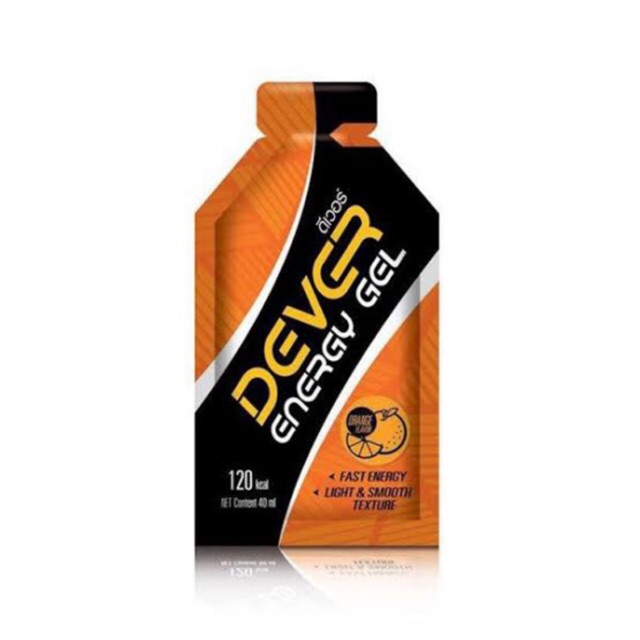 Dever Energy Gel รสส้ม 40 มล (ซื้อ4 แถม1) คละรสได้