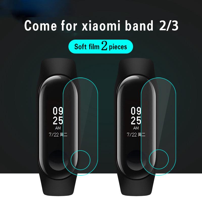 2PCS Xiaomi Mi Band 2 miband 6 5 4 3 Clear Screen Protector ฟิล์ม​กัน​รอย Soft TPU ล้างหน้าจอฟิล์มป้องกันรอย ป้องกันรอยขีดข่วน