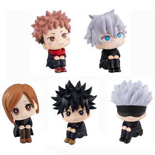 Cute มหาเวทย์ผนึกมาร Anime Jujutsu Kaisen Figure Yuji Itadori Gojo Satori PVC Action Figure Toys Kid Gift