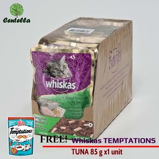 Whiskas KITTEN TUNA+WHITE FISH 80 g x12 pc Free Whiskas TEMPTATIONS TUNA 85 g x1 unit