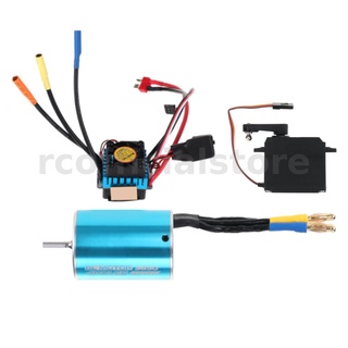 Wltoys 104002 อะไหล่มอเตอร์ไร้แปรงถ่าน 3650 4500KV 45A ESC 6KG 3 สายเซอร์โว 2187 2188 2189 สําหรับรถบังคับ