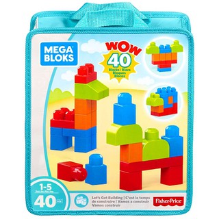 Mega Bloks บล็อคตัวต่อ Lets Get Building Set ของเล่นเสริมพัฒนาการ มาเริ่มต่อกัน