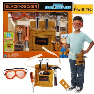 ชุดเครื่องมือช่างสำหรับเด็ก Black &amp; Decker Junior Tool Belt