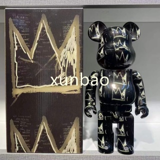 Action Figure Toy 28cm Bearbrick Jean-Michel Basquiat ตุ๊กตาแอ็คชั่น 400 Collections