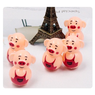 ของเล่นตุ๊กตาการ์ตูนหมู ขนาดเล็ก เพื่อการศึกษา สําหรับเด็กวัยหัดเดิน