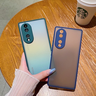 ใหม่ เคสโทรศัพท์มือถือ PC ใส ป้องกันเลนส์กล้อง หรูหรา สําหรับ Honor 90 Lite 90 Pro 5G HONOR905G 2023