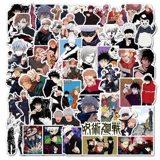 100/50/25/10PCS Anime Jujutsu Kaisen Sticker Sorcery Fight Stickers Waterproof Decals Skateboard Sticker For Laptop Suitcase No reapting