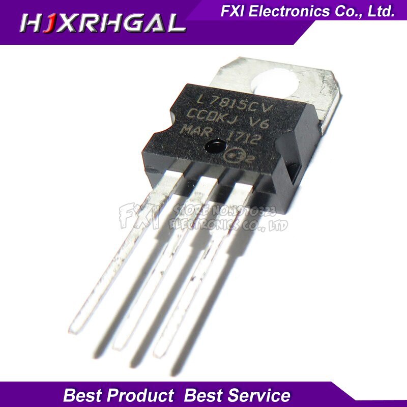 10pcs L7815CV TO220 L7815 TO-220 7815 LM7815 MC7815 ท่อปรับแรงดันไฟฟ้าแบบเสถียรใหม่เดิม