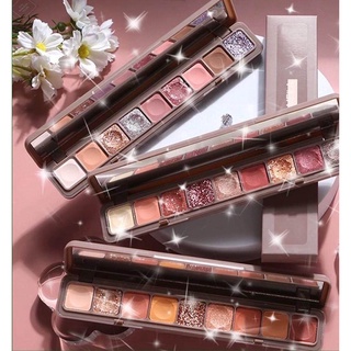 Novo soft eyeshadow smooth พาเลทอายแชโดว์เนื้อดินน้ำมัน กลิตเตอร์ 9ช่อง