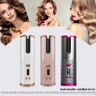 ใหม่ เครื่องม้วนผม ไร้สาย พกพา ที่หนีบผม wireless สวยได้ทุกนัดสำคัญ