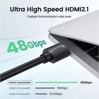 [ส่งไวจากไทย] UGREEN สาย HDMI 2.1 Cable 8K HDMI Braided Cord 4K/120Hz 8K/60Hz Dynamic HDR eARC Dolby Atmos HDCP