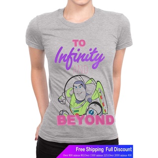 ดิสนีย์เสือยืดผู้ชาย เสื้อบอดี้โ Disney Womens Toy Story T-Shirt Buzz Lightyear Disney T-shirtQWV