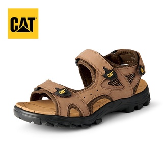 Caterpillar รองเท้าแตะ รองเท้าผู้ชาย รองเท้า หนังวัวชั้นแรก รองเท้ารัดส้น Sandals  SIZE38-46