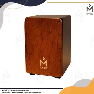Magie Cajon Drum รุ่น MC38B กลองคาฮองนั่งตี มากี เครื่องดนตรี เครื่องเคาะจังหวะ กลองพกพา อคูสติก