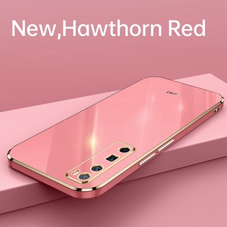 Luxury 6D Gold Plating Casing Huawei Nova 7 Pro 5G Soft TPU Case Huawei Nova7 SE Colorful Silicone Back Cover Full Protection Camera Protector