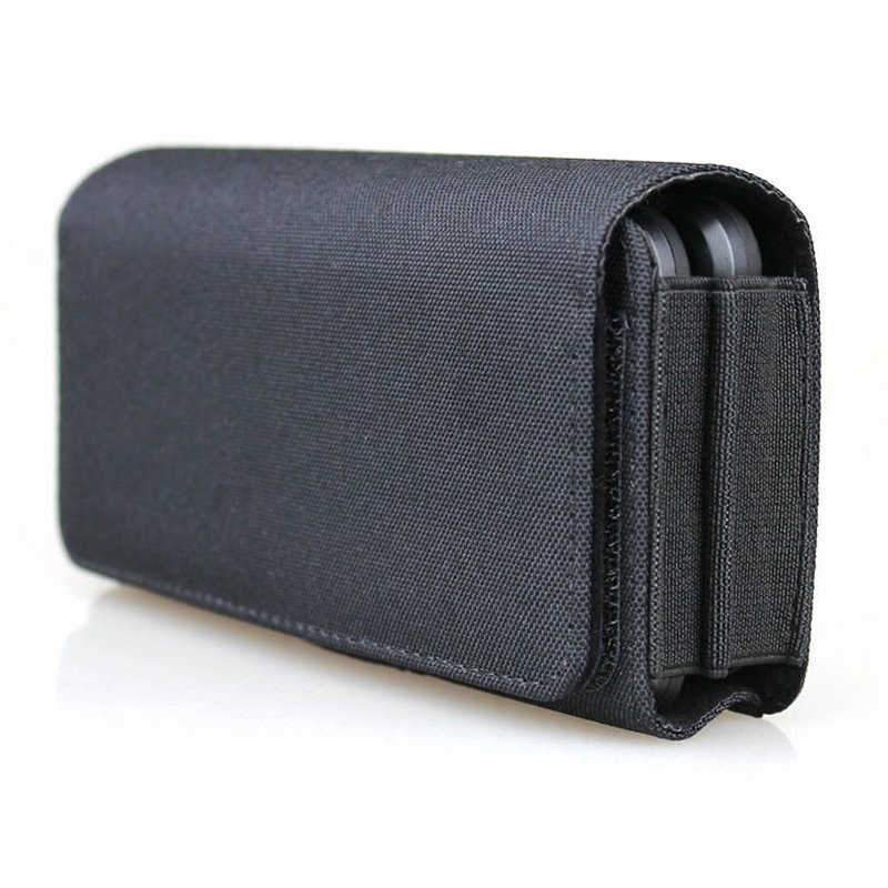 Nylon Dual Phone Holster Pouch Case fit 2 Cell Phones for iPhone 13/12/11 Pro Max Samsung Note 20 Note10  Galaxy S20  S2