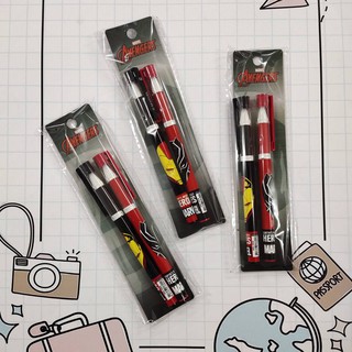 ปากกาเจล (แพ็ค2ด้าม) Marvel gel pen 0.38mm. -AVG-2624-2 (จำนวน 1 ชุด)