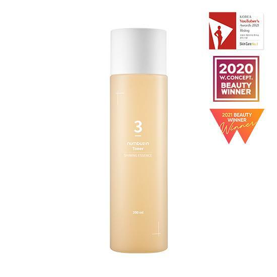 #พร้อมส่ง# Numbuzin - No. 3 Dewy Radiance Essence Toner, 200ml