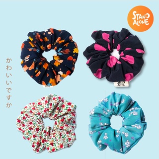 Update !!!  พร้อมส่ง  ยางรัดผมโดนัท (Scrunchies) ผ้าไหมอิตาลี นุ่ม ลื่น ไม่เจ็บผม ลายน่ารักมาก