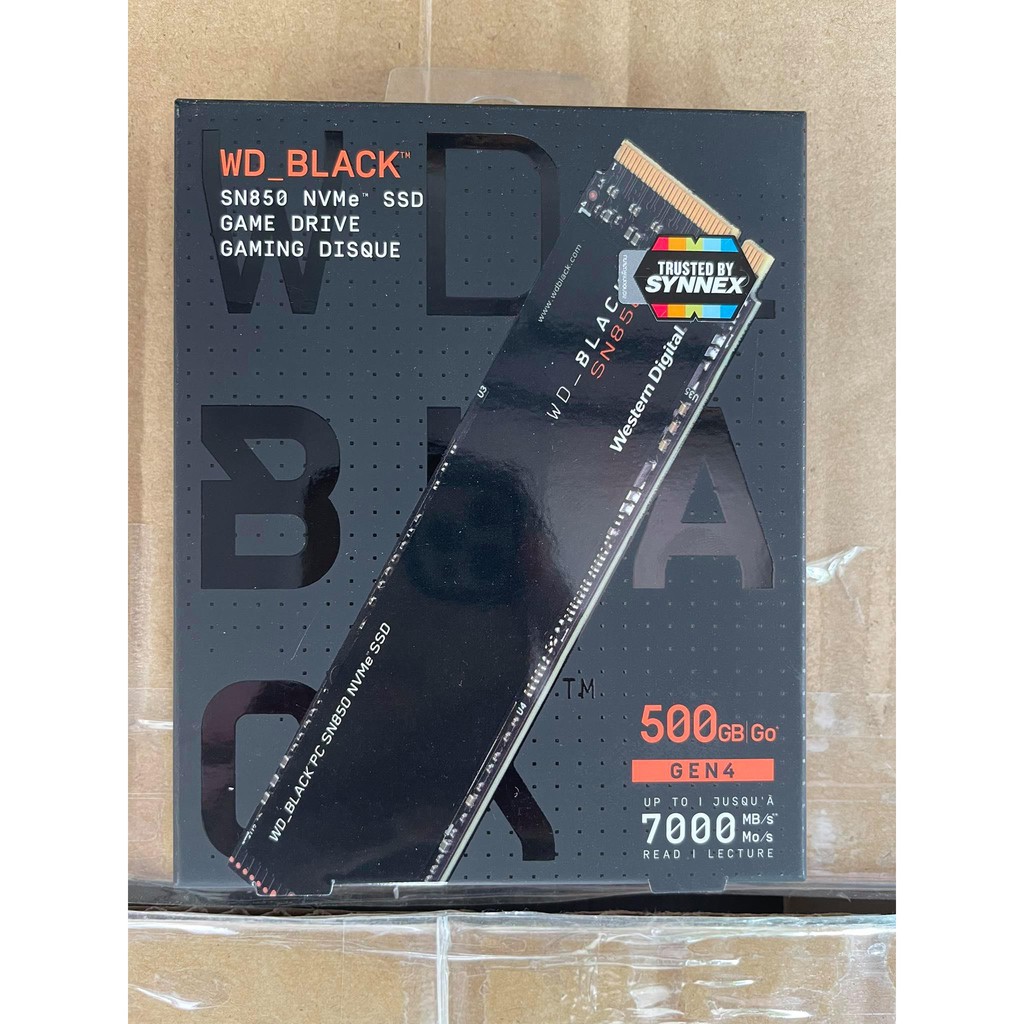 WD BLACK SN850 500GB, SN850 1TB NVMe Internal Gaming SSD; PCIe Gen4, up to 7000 MB/s read speeds, M.