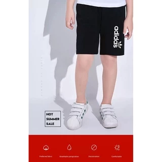 DD-362 กางเกงเด็กขาสั้น แฟชั่นเกาหลี เอวยางยืด ผ้านิ่มใส่สบาย ใส่ได้ทั้งเด็กหญิงและเด็กชาย【ปลีก-ส่ง】