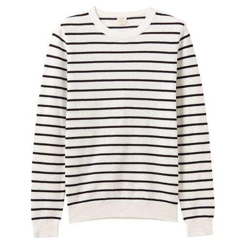 GIORDANO WOMEN Cotton stripe sweater 05359871