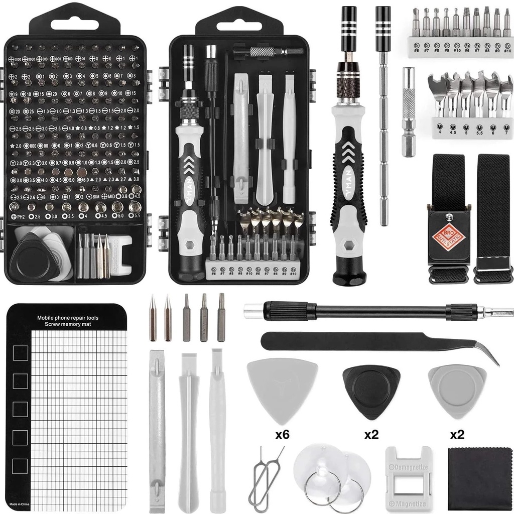 Wozobuy ชุดเครื่องมือไขควง สําหรับซ่อมแซม DIY 145 135 124 115 25 in 1