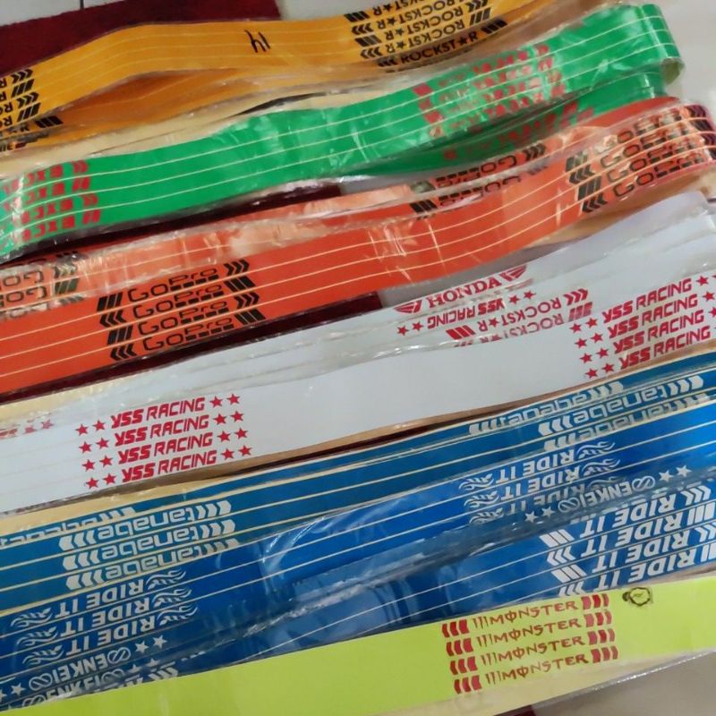 RIM STICKER LIST****