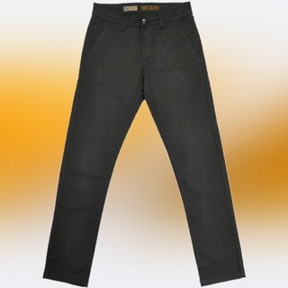 PantsStation68 กางเกงชิโนขายาว ผ้ายืด ทรงขากระบอกเล็ก AR86