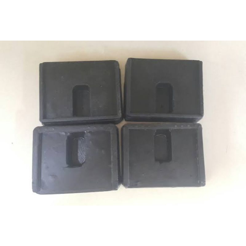 ยางรองขาแอร์ ยางแบน ยางรองคอล์ยร้อน แพ็ค 4 ชิ้น - รูปที่ 2