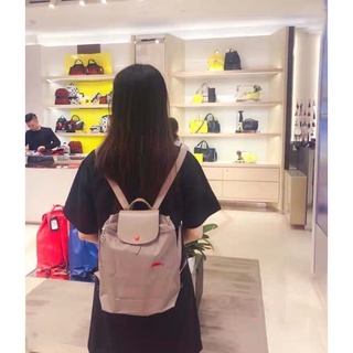 💯Original authentic /Longchamp/backpack 1699 619/Lady recreation bag/The 70th anniversary payment