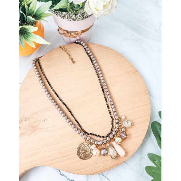 สร้อยคอโซ่มุก - npr460248