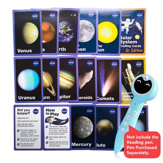 Space Solar System English Card NASA STEM Children Toys Smart Reading Pen ของเล่นเสริมพัฒนาการ แฟลชการ์ดเด็ก flash card จดคําศัพท์