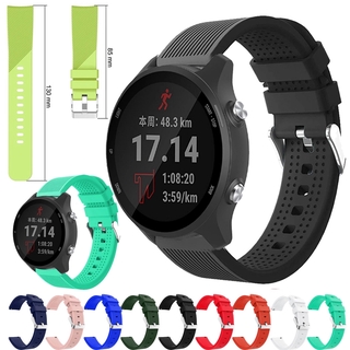 สายนาฬิกาข้อมือซิลิโคนสําหรับ Garmin Forerunner 245 645 Vivoactive 3 Wristband 20 มม .