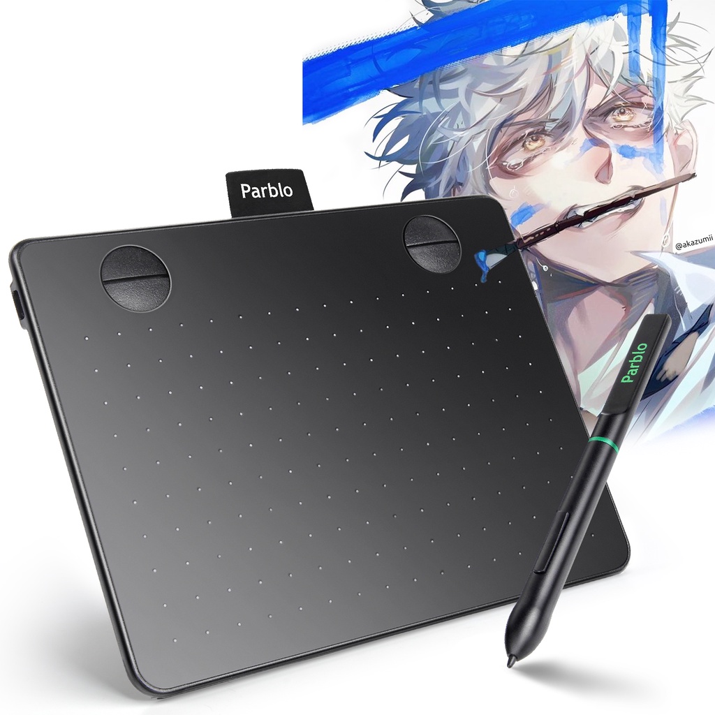 Parblo A640 V2 6*4 Inch Graphics Tablet Large Active Area Professional Signature USB 8192 Pressure B