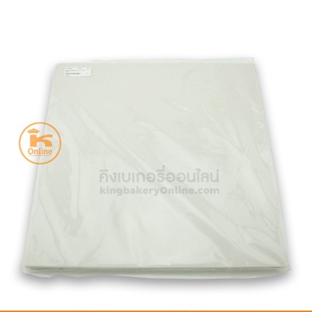 กระดาษห่ออาหาร กระดาษใบตอง (ไม่เคลือบ) กระดาษโรตี 12x12 นิ้ว