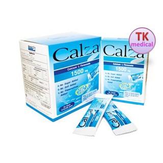 ถูกที่สุด!!!Calza-1500 (Calcium L-Threonate)แคลเซียม แอล-ทรีโอเนต1500 mgดูดซึมง่าย ป้องกันกระดูกพรุน 30ซอง