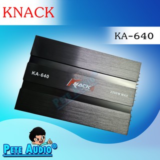 เพาเวอร์แอมป์ 4Ch KNACK รุ่น KA-640