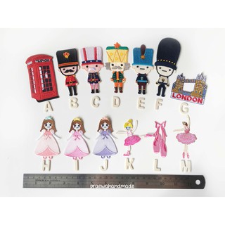 Soldier&amp;princess iron-on patch ตัวรีดทหารและเจ้าหญิงขนาดใหญ่