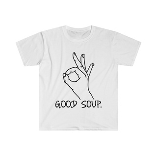 เสื้อยืดผ้าฝ้าย เสื้อยืดคอกลม แขนสั้น ผ้าฝ้าย พิมพ์ลาย Good Soup Adam Driver สไตล์เกาหลี