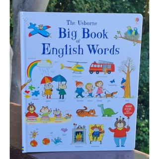 Big book of English words ของแท้นำเข้าจากประเทศอังกฤษ กระดาษแข็งทุกหน้า เหมาะสำหรับ 2 ขวบ+ Boardbook