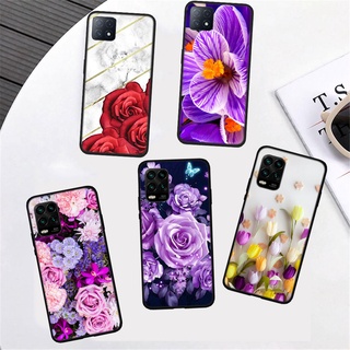 Fl25 เคสโทรศัพท์มือถือแบบนิ่ม ลายดอกไม้ หลากสี สําหรับ Samsung Galaxy S10e S10 S9 S8 Plus Lite S7 Edge