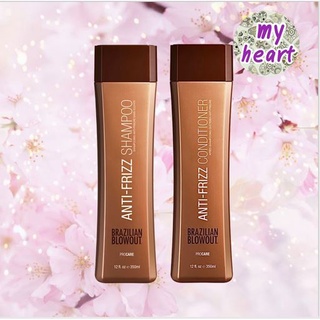 Brazilian Blowout Anti frizz Shampoo/Conditioner 350 ml​ แชมพูและครีมนวดเติมเคราตินปราศจากสารซัลเฟต