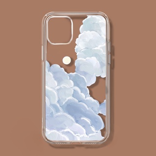 iphoneเคสโทรศัพท์มือถือลายก้อนเมฆสําหรับ Iphone13Promax Iphone11 12 Iphonexmax 7Plus