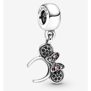 *New*Pandora Disney Minnie Mouse Pavé Headband Dangle Charm