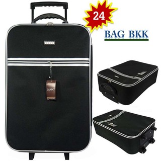 Luggage กระเป๋าเดินทาง 24นิ้ว แบบหน้าเรียบ 2 ล้อคู่ด้านหลัง รุ่น F1177-24