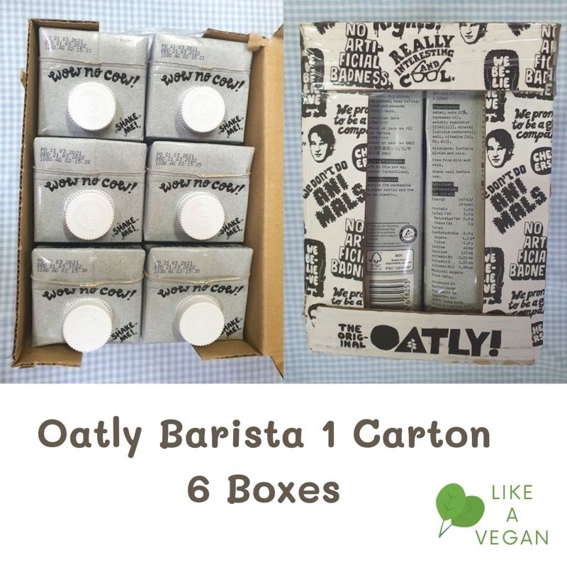 พร้อมส่ง!!! ถูกและคุ้มมาก! Oatly Oat Drink Barista 1Ctn นมโอ๊ตโอ๊ตลี่ 6 กล่อง 🥛🥛🥛