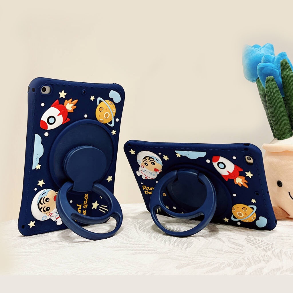 ปลอก เคสลายนักบินอวกาศ เข้ากันได้กับ ipad10th Mini 1 2 3 4 5 6 IPad 7 8 9 Air11 Air2 Air3 Air4 Air5 10.9" Pro9.7 Pro10.5 IPad10.2" Pro11 สายรัดเชือกเชือกเส้นเล็กสลิง