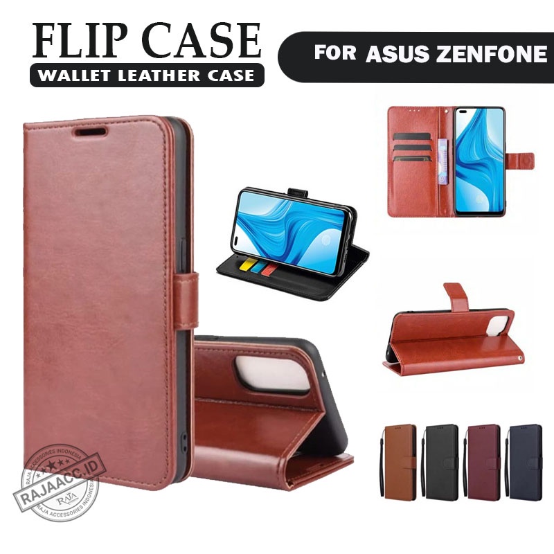 ฝาครอบกระเป๋าสตางค์ซองหนัง Asus Zenfone Max Pro M1 Max Pro M2 3 Max กระเป๋าสตางค์หนัง HP Asus Zenfon